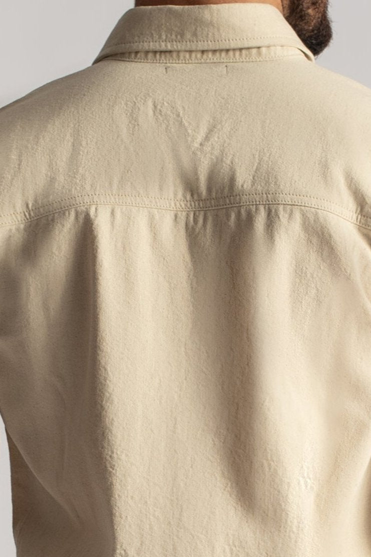 Beige Denim Shirt