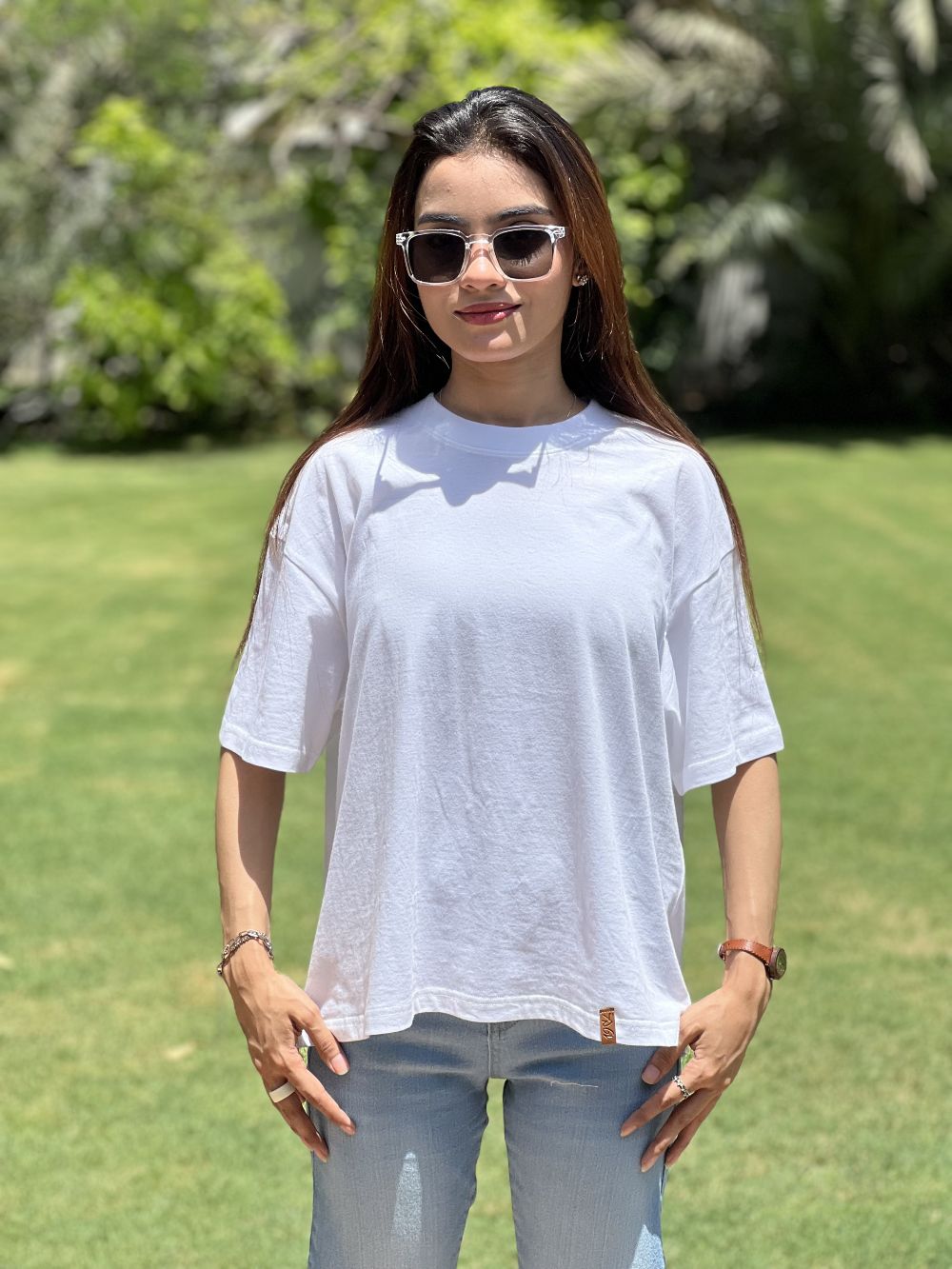 White Boxy Fit T-shirt made from 100% Combed Cotton by 1947 Clothing