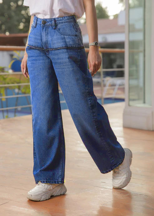 Shade Shift Blue Jeans