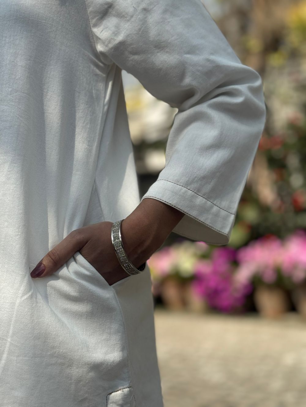 White Denim Co-ord Set