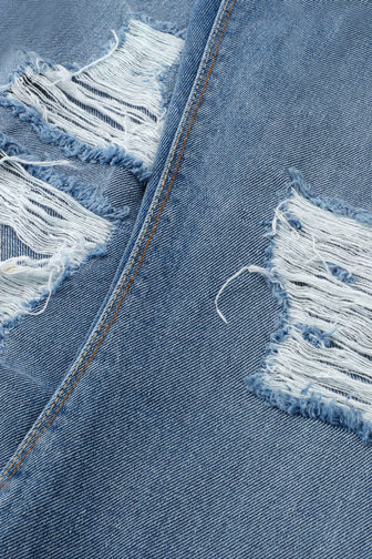 High-waisted Women's Flare Jeans in Light Blue