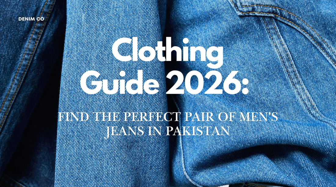 Clothing Guide 2026: Find the Perfect Pair of Men's Jeans in Pakistan