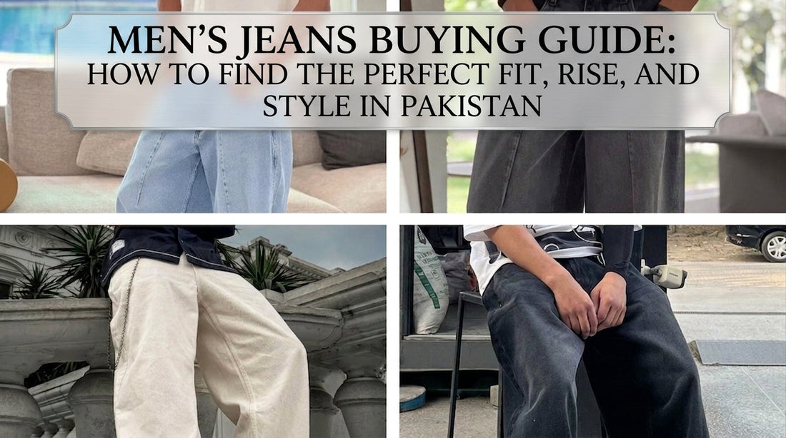 Men's Jeans Buying Guide: How to Find the Perfect Fit, Rise, and Style in Pakistan