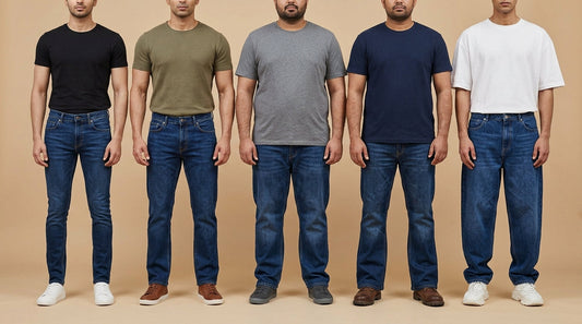 Men's Body Types in Pakistan: Why Most Jeans Don't Fit Right (And Which Denim Actually Works)