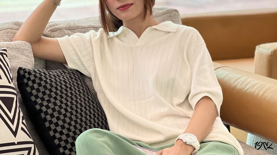 White polo shirt for women in Pakistan 
