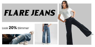 High waisted flare jeans women Pakistan 