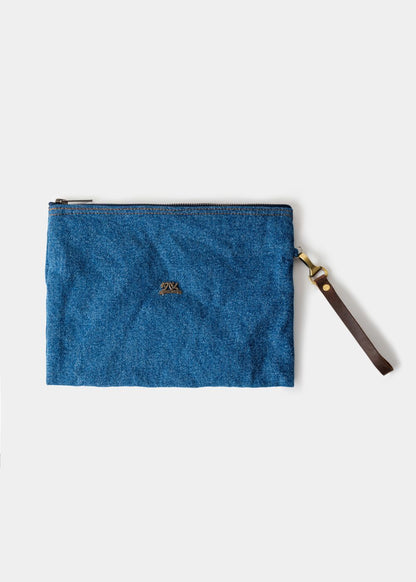 1947 Multi-Purpose Denim Pouch in Blue