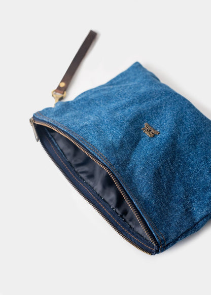 1947 Multi-Purpose Denim Pouch in Blue