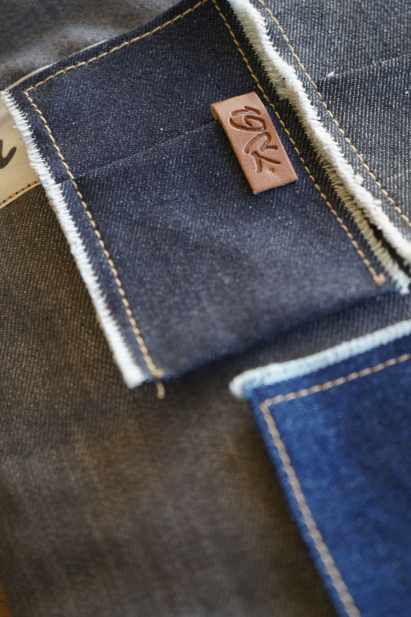 Denim Cardholder Sleeve made by 1947 Clothing