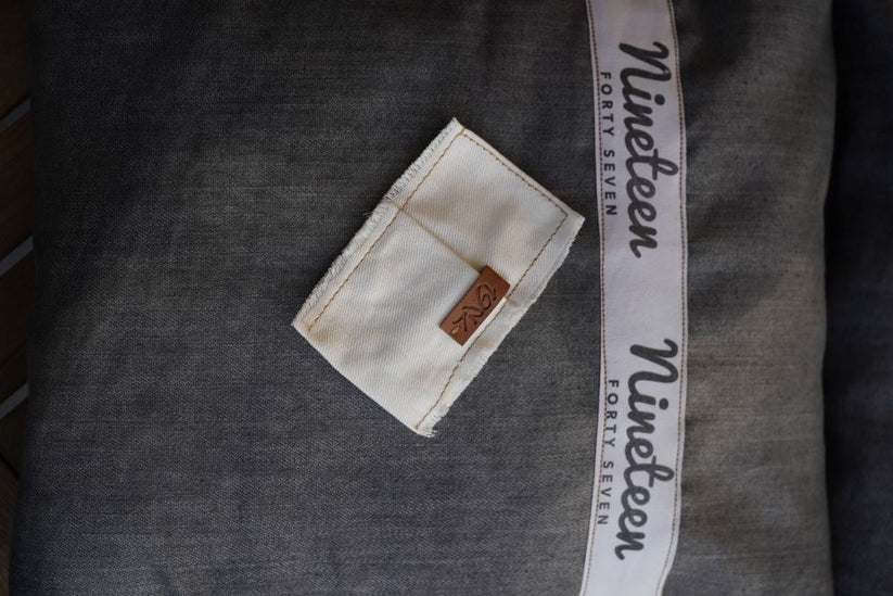 Denim Cardholder Sleeve made by 1947 Clothing