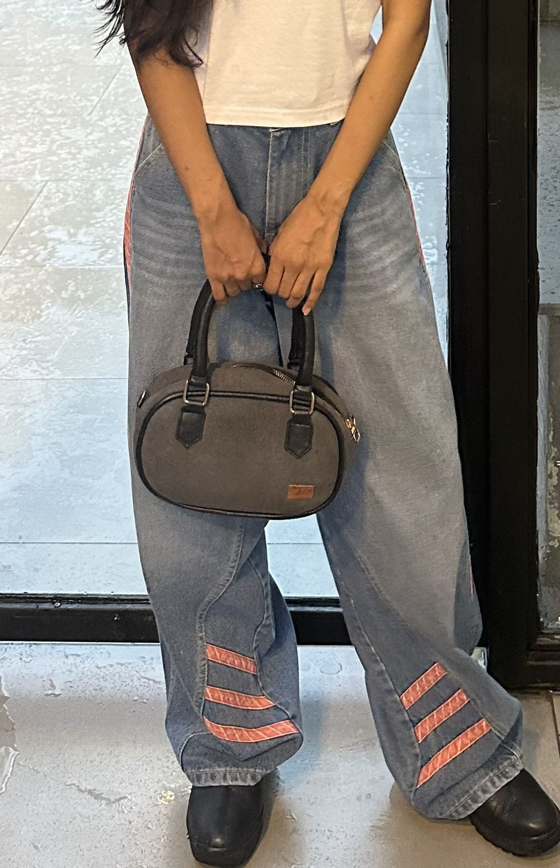Grey Cross Body Bag for Women