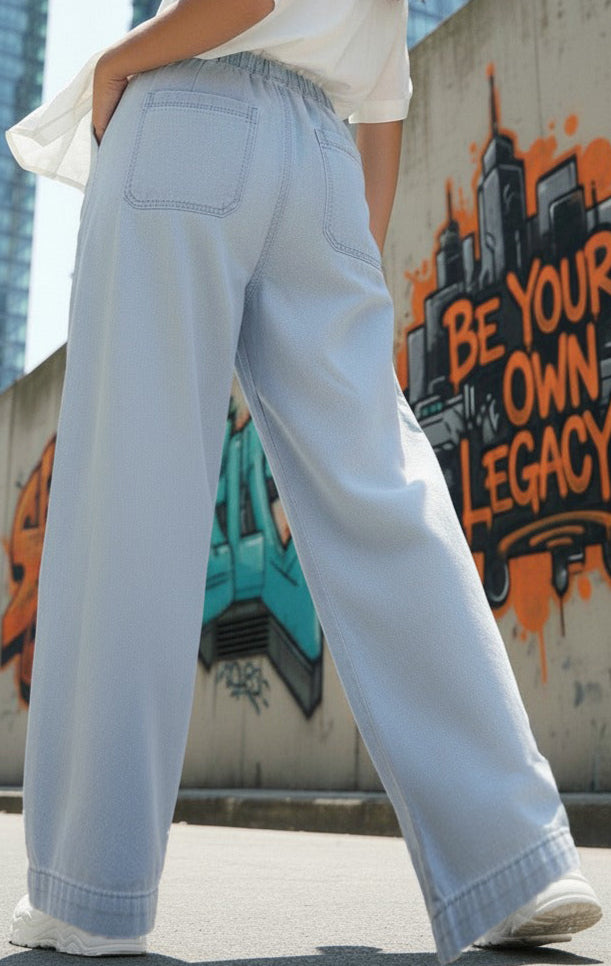 Ice Blue Urban Relaxed Jeans