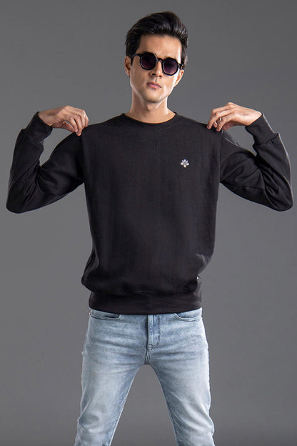 Plain Black Sweatshirt