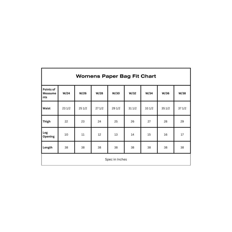 White Paper Bag Jeans