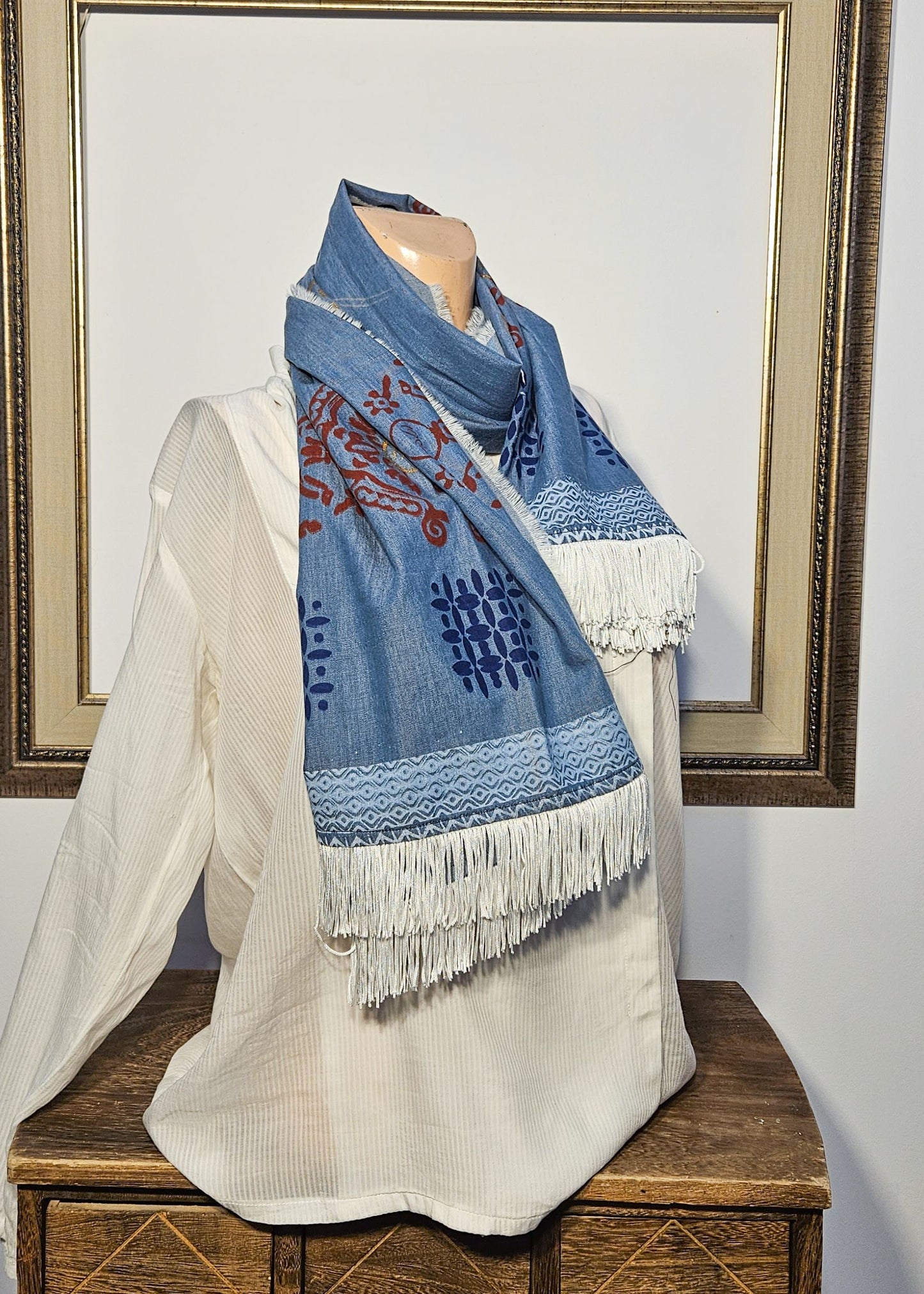 Chic Denim Stole