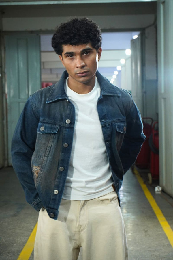 Rustic Distorted Jacket Men 