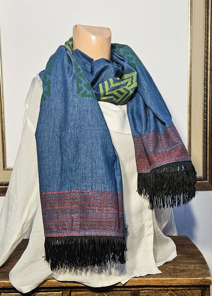 Denim Elegance Stole