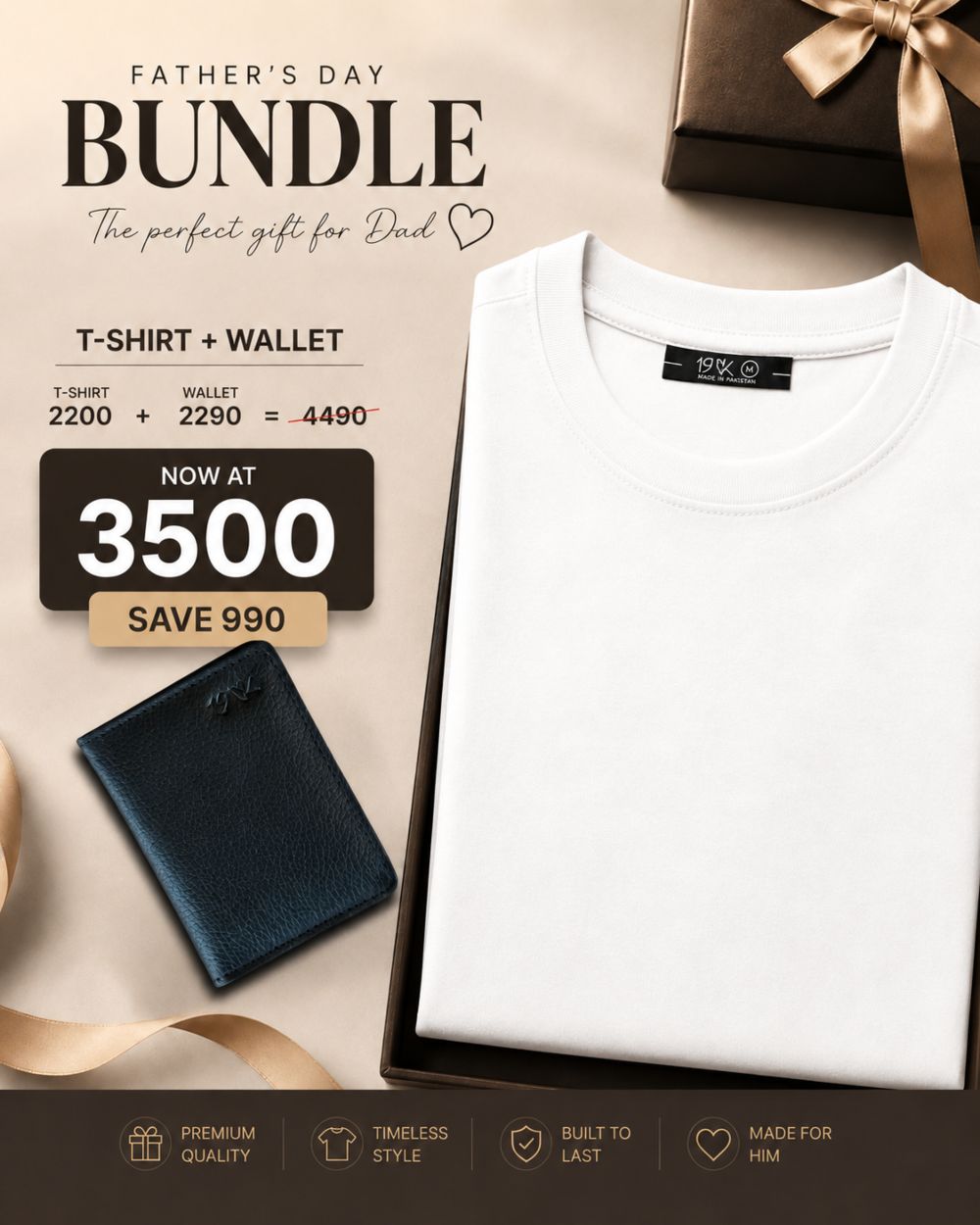 Just a Tee+Compact Cardholder