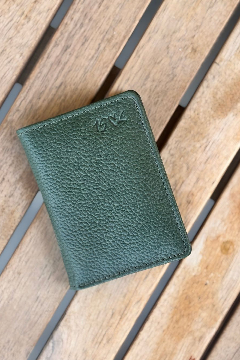 Army Green Compact Wallet