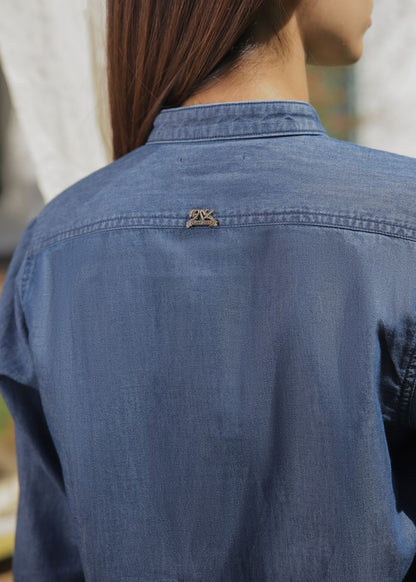 Ladies Denim Kurta in Blue 