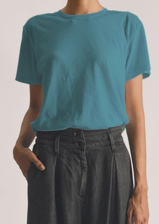 Women's Basic T-Shirt in Teal 