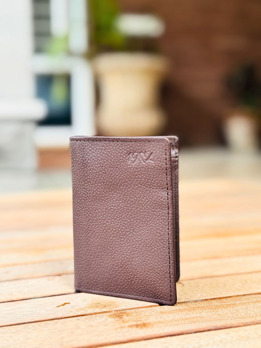 Brown Leather Wallet with Spacious and compact Design