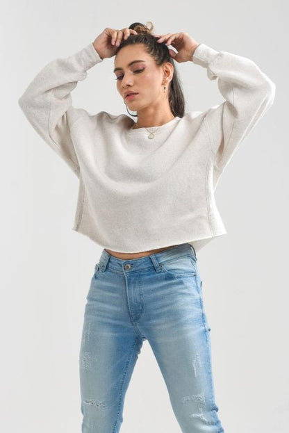 Ladies Crop Top in Caramel Color