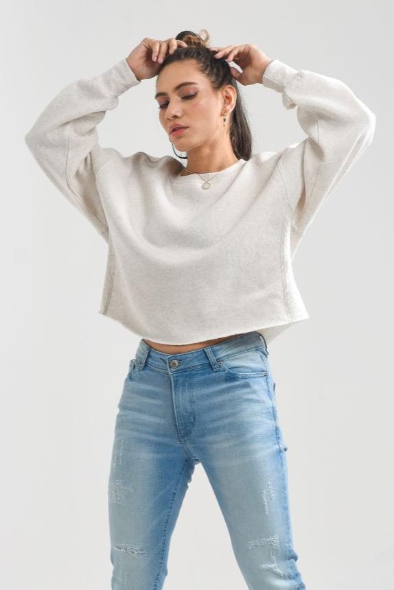 Ladies Crop Top in Caramel Color