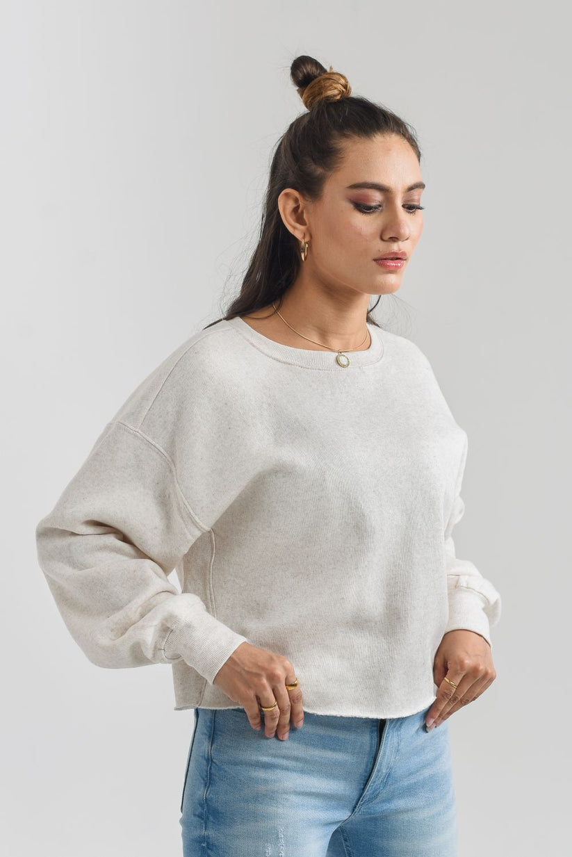Ladies Crop Top in Caramel Color
