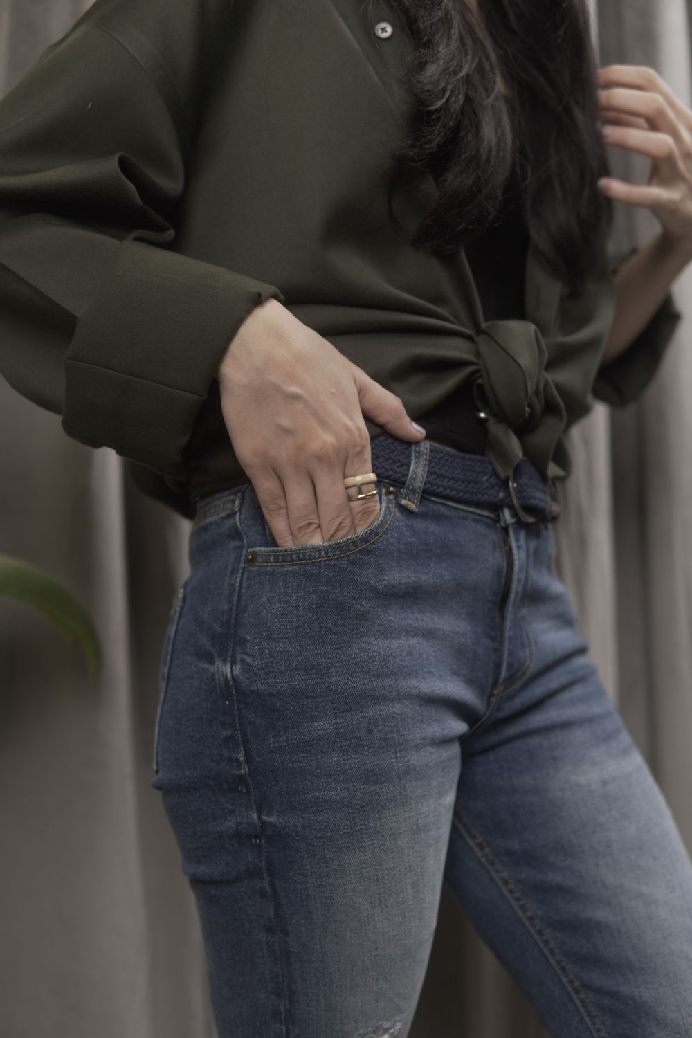 Foxtrot Ripped Skinny Jeans