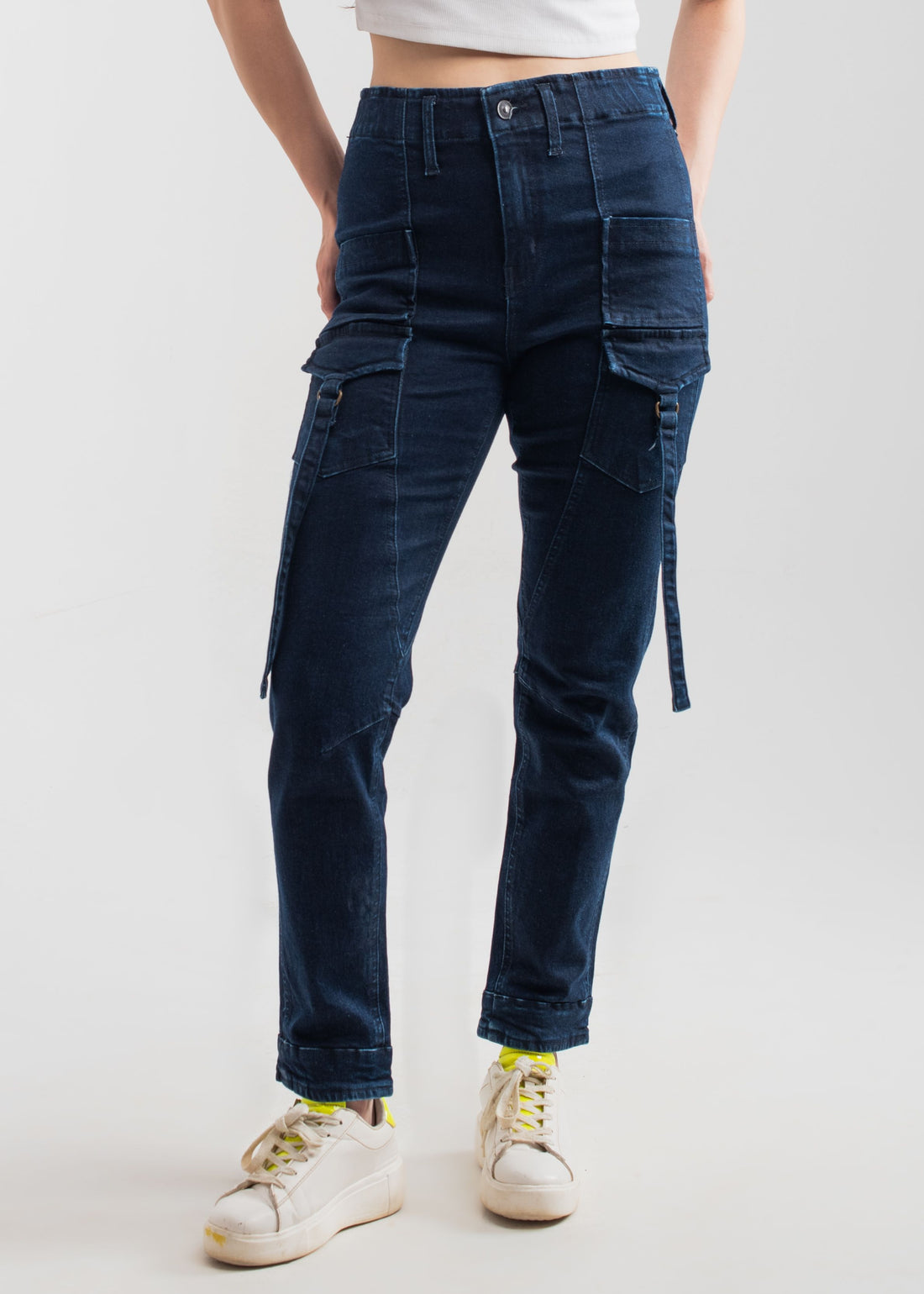 Nautical Blue Cargo Jeans