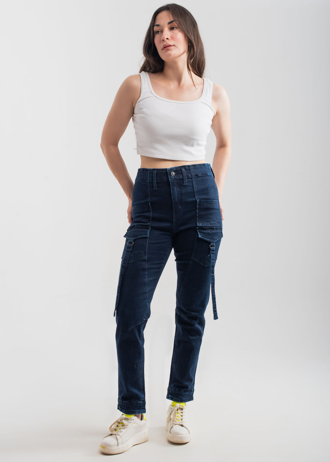 Nautical Blue Cargo Jeans