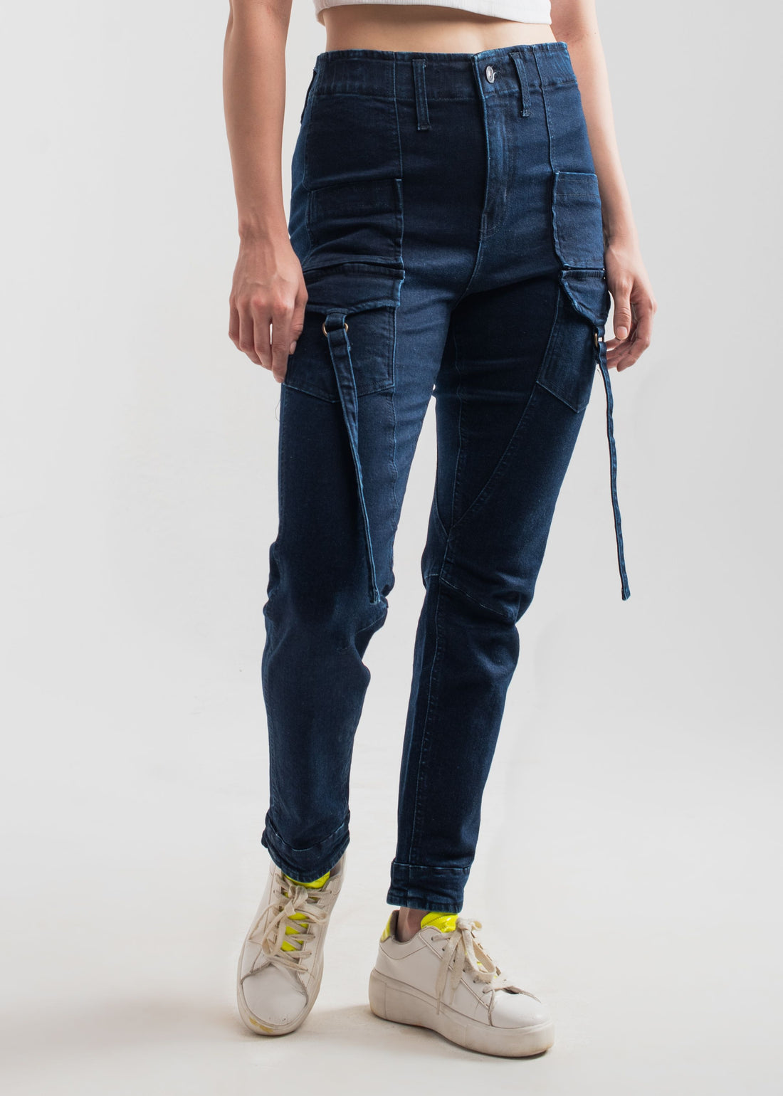 Nautical Blue Cargo Jeans