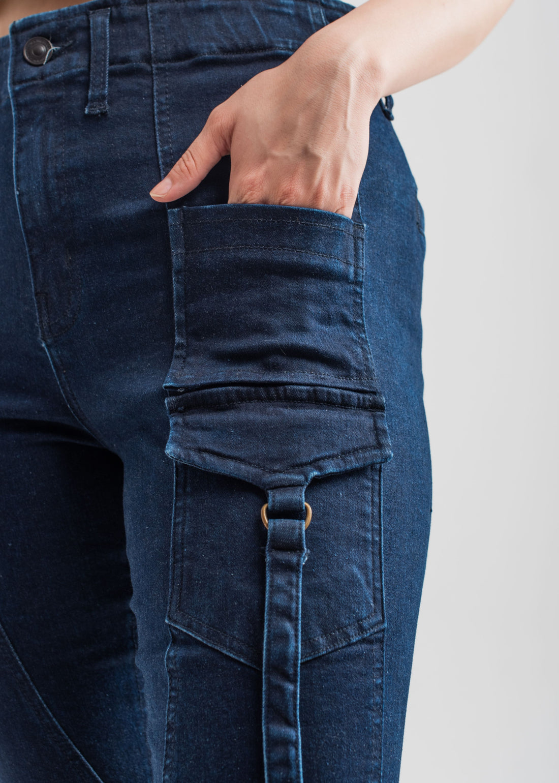 Nautical Blue Cargo Jeans