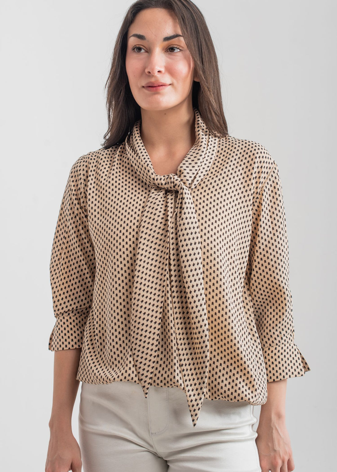 Cappuccino Bow Tie Top 