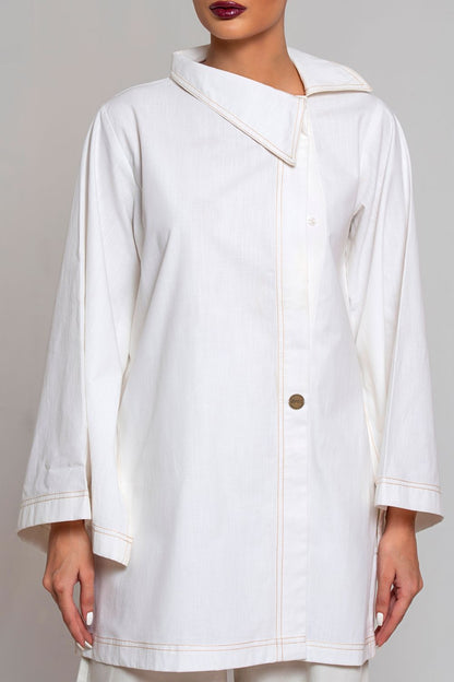 Torque Shirt Collar Tunic