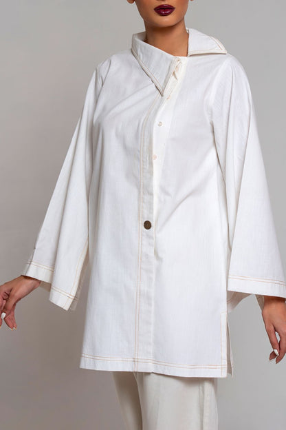 Torque Shirt Collar Tunic