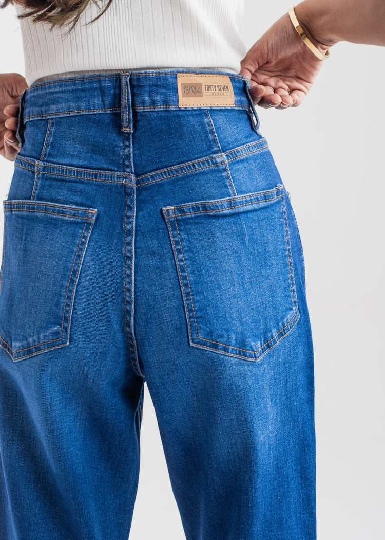 Dark Bromo Balloon Jeans