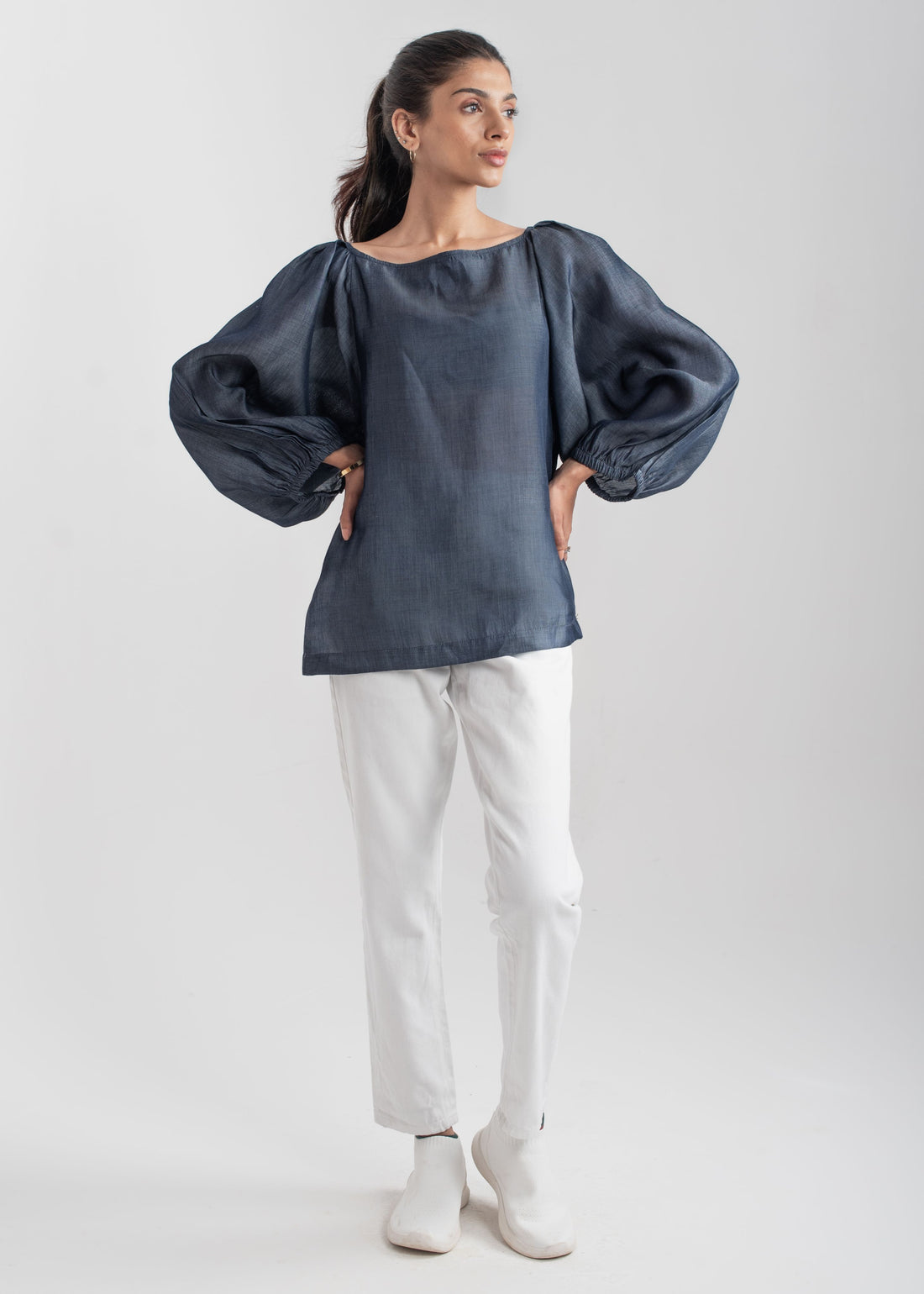 Breeze Top (Tencel blue) 