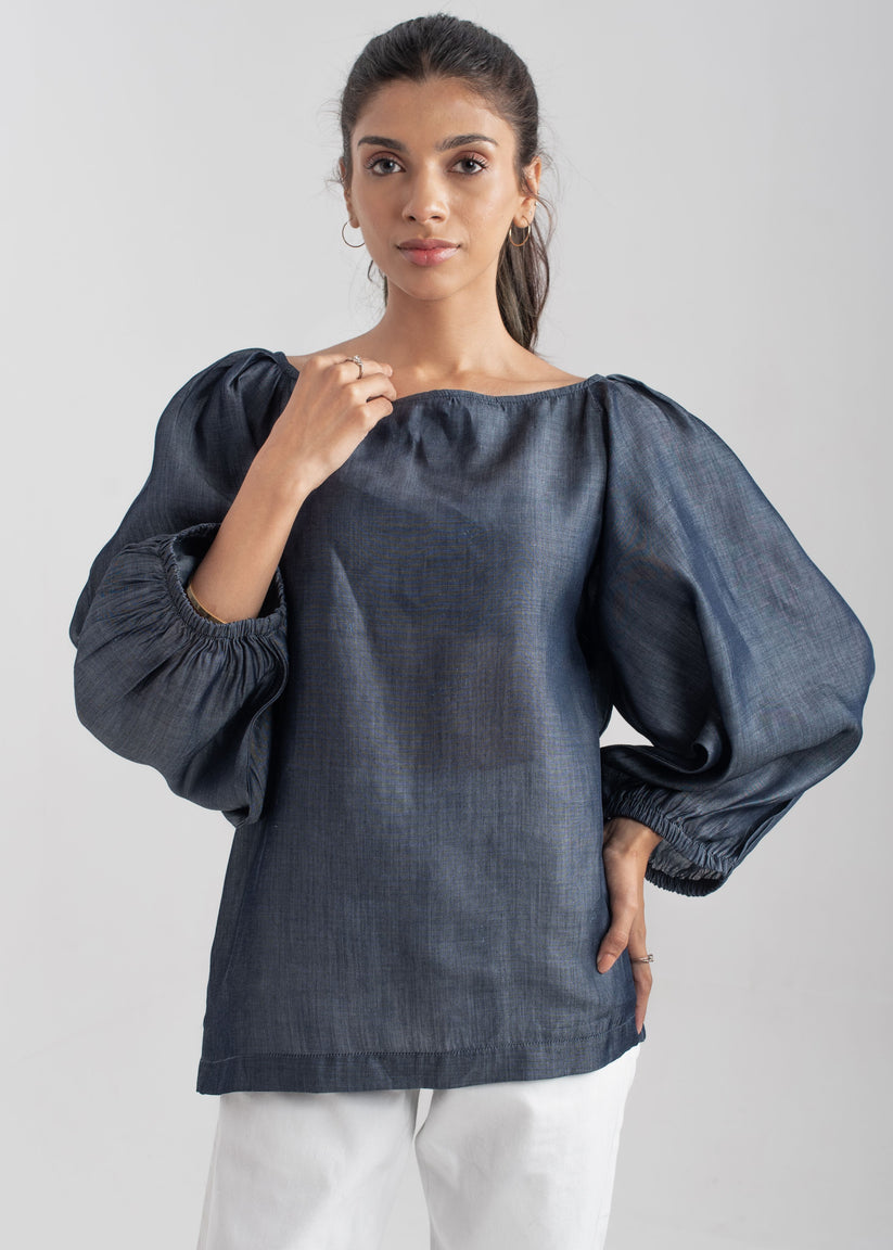Breeze Top (Tencel blue) 