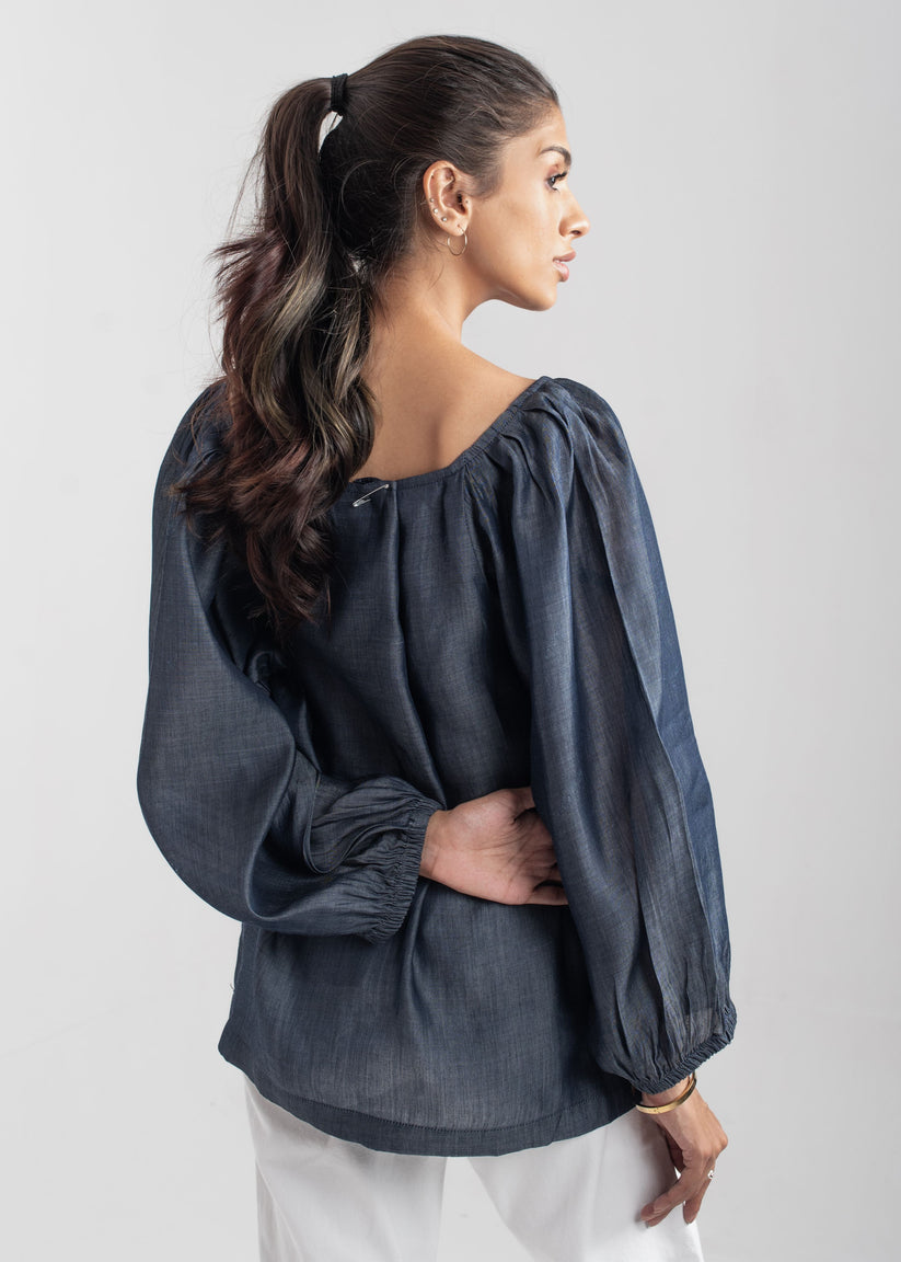 Breeze Top (Tencel blue) 