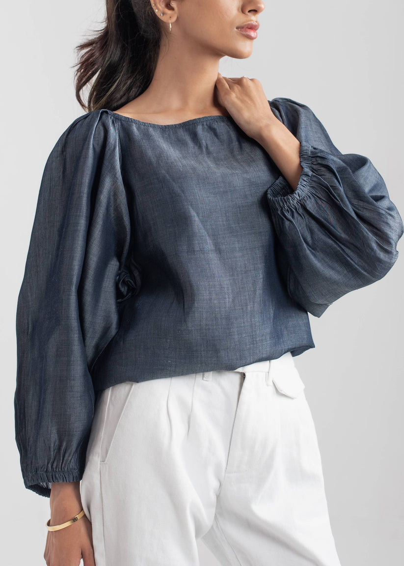Breeze Top (Tencel blue) 