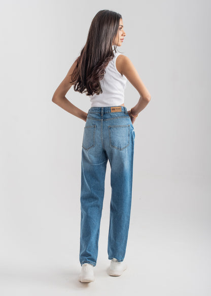 Straight Fit Mom Jeans 2.0 ( PAMELA )