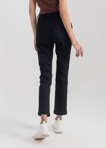 Formal Black Pleat Pant