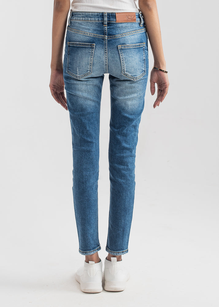 Foxtrot Ripped Skinny Jeans