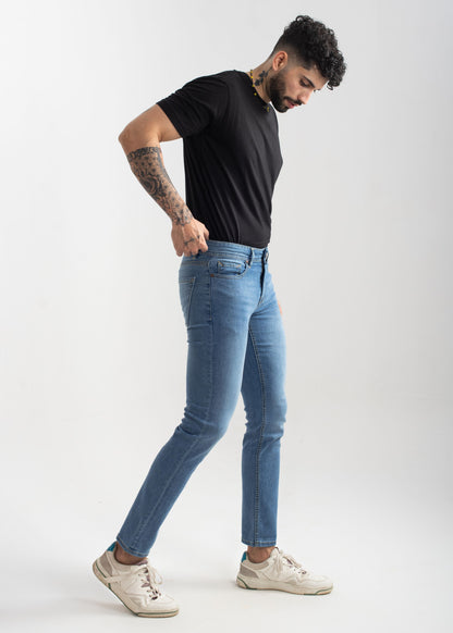 Stretchable Slim Fit Jeans (Light Blue) v3.0