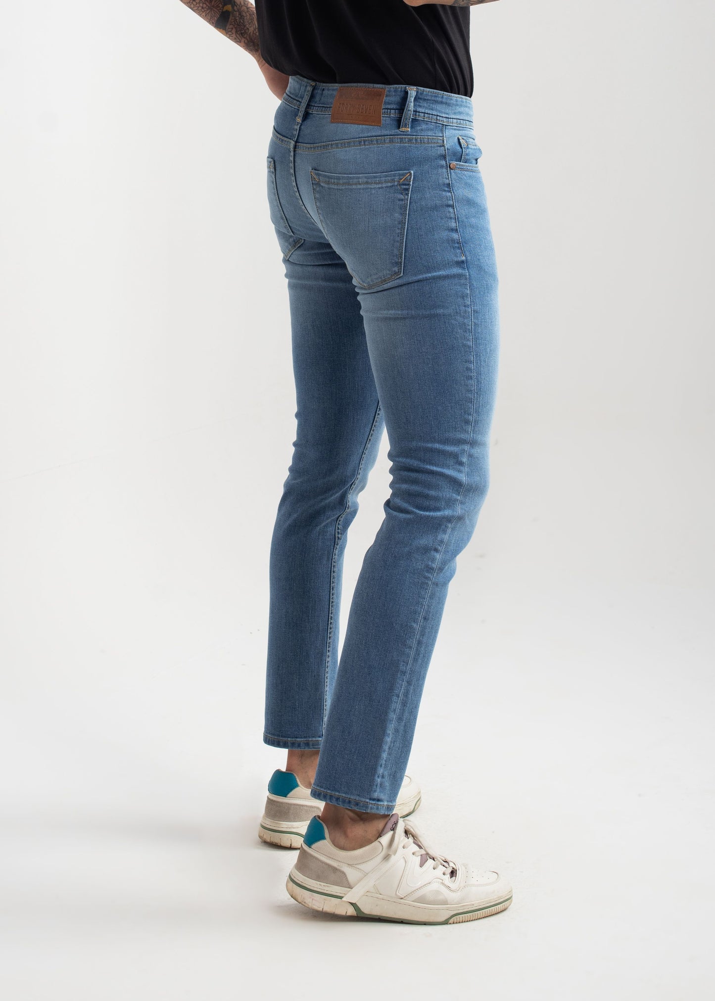 Stretchable Slim Fit Jeans (Light Blue) v3.0