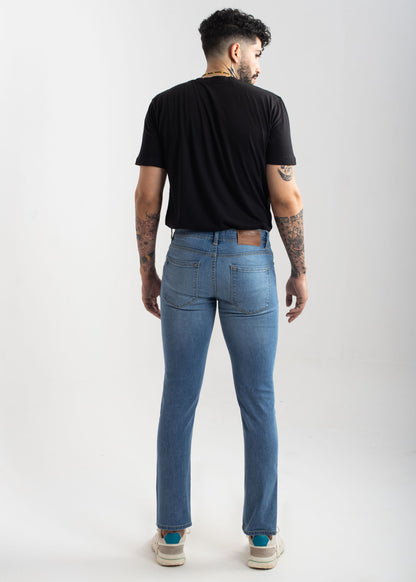 Stretchable Slim Fit Jeans (Light Blue) v3.0