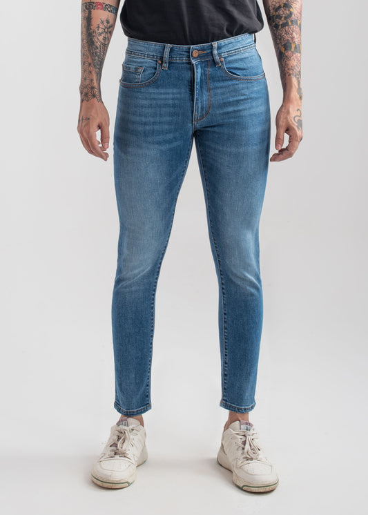 Stretchable Skinny Jeans (Mid Blue) v3.0