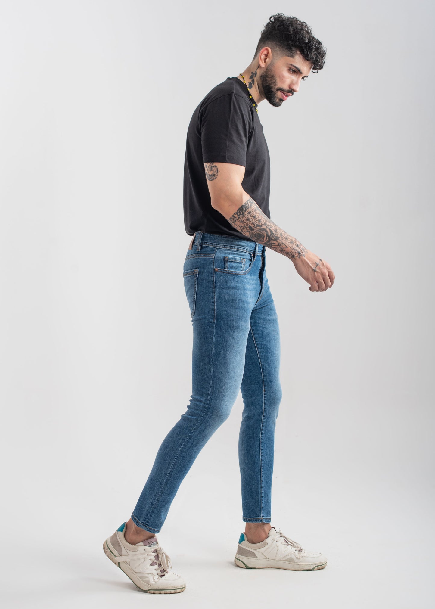 Stretchable Skinny Jeans (Mid Blue) v3.0